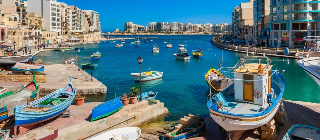 Badplaatsen Malta