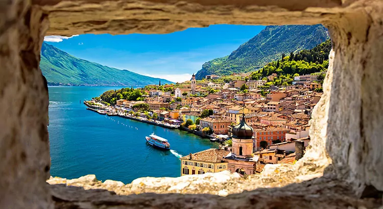 Citroenstadje Limone sul Garda, Gardameer (italië)