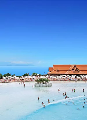 Siam Park Tenerife, waterpark: strand