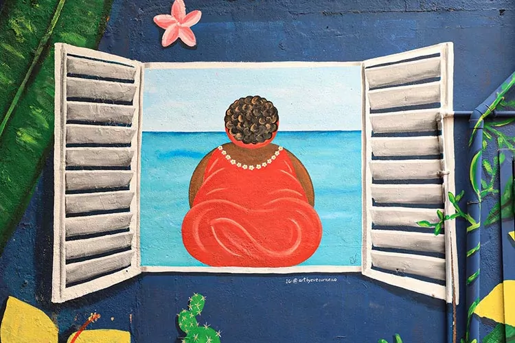 Street art Curaçao: chichi