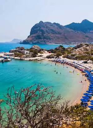 Leuke badplaatsen Rhodos; Kolymbia