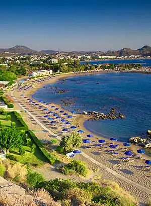 Rhodos met kinderen: strand