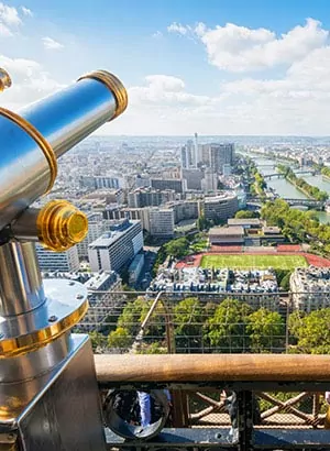Eiffeltoren Parijs, uitzicht