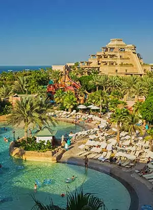 Aquaventure Dubai waterpark: rivier