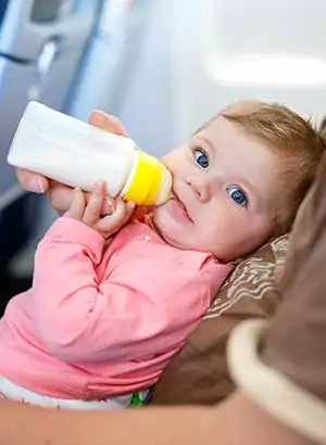 Vliegen met een baby